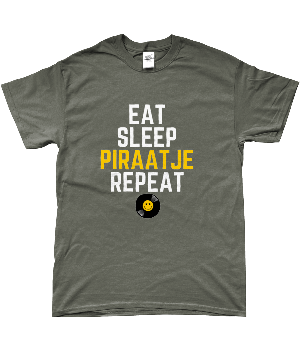 T-Shirt - Eat Sleep Piraatje Repeat